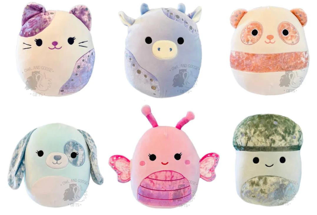 Squishmallow 5 Inch Velvet Squad Set of 6