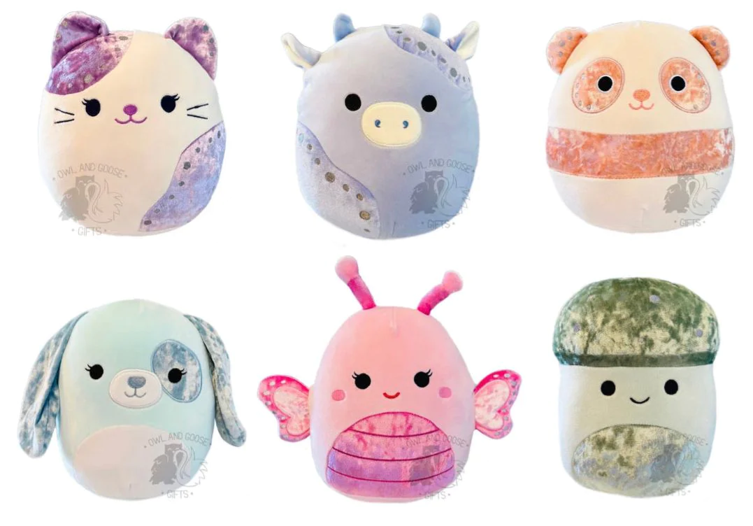 Squishmallow 5 Inch Velvet Squad Set of 6