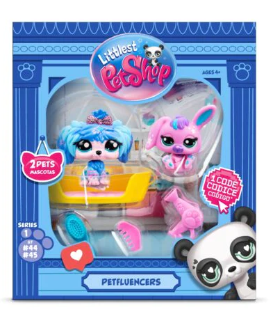 Littlest Pet Shop Petfluencer Pairs Play Set - Dog #48 and Bunny #49