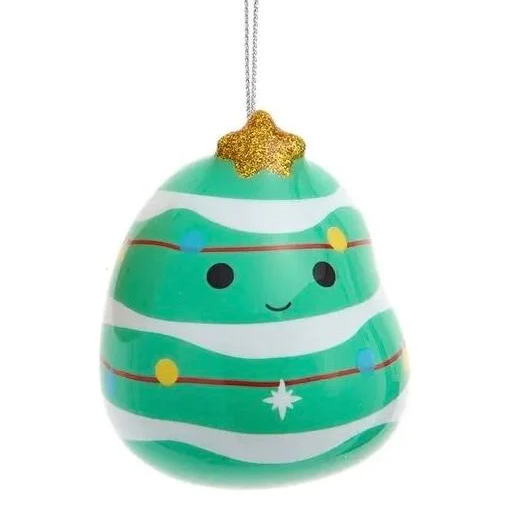 Squishmallow 3" Decoupage Ornament - JOHANN THE CHRISTMAS TREE