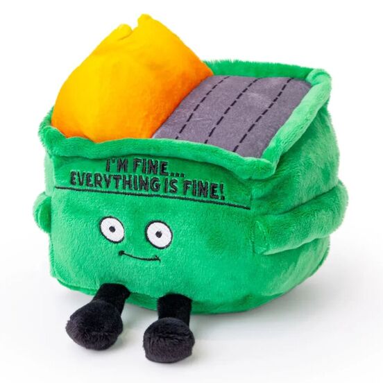 Punchkins - I'm Fine...Everything Is Fine Dumpster Fire Plush Toy